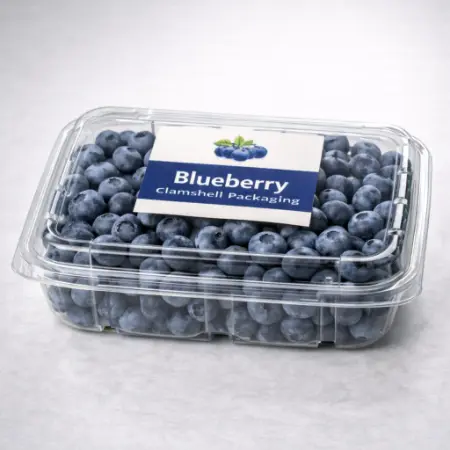 Blueberry Clamshell Packaging 