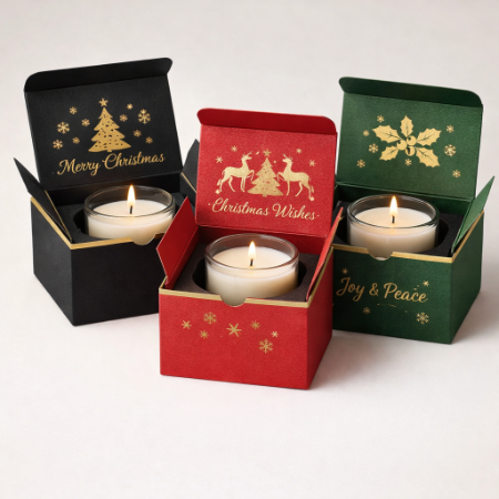 Christmas Candle Boxes 