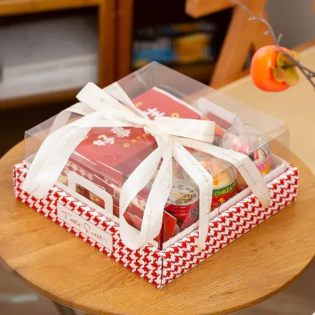 Custom Clear Lid Gift Boxes 