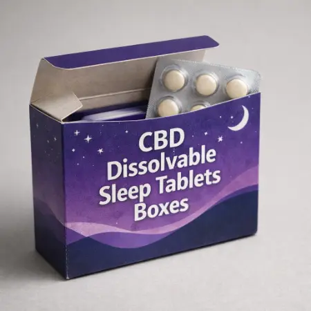 CBD Dissolvable Sleep Tablets Boxes 