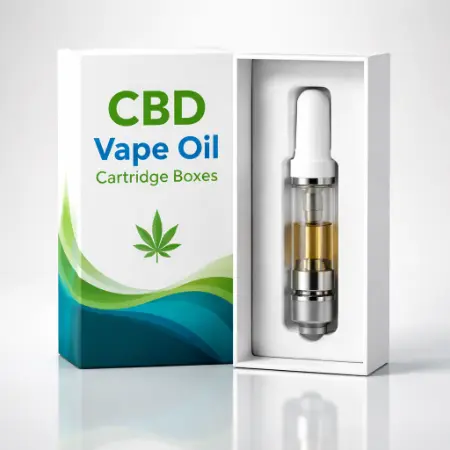 CBD Vape Oil Cartridge Boxes 
