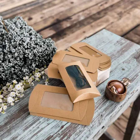 Kraft Pillow Boxes 
