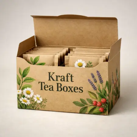Kraft Tea Boxes 